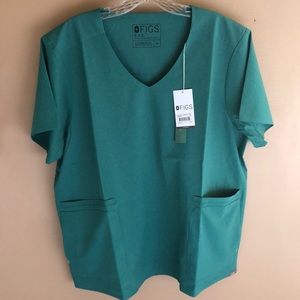Figs - Lexie Utility Scrub Top